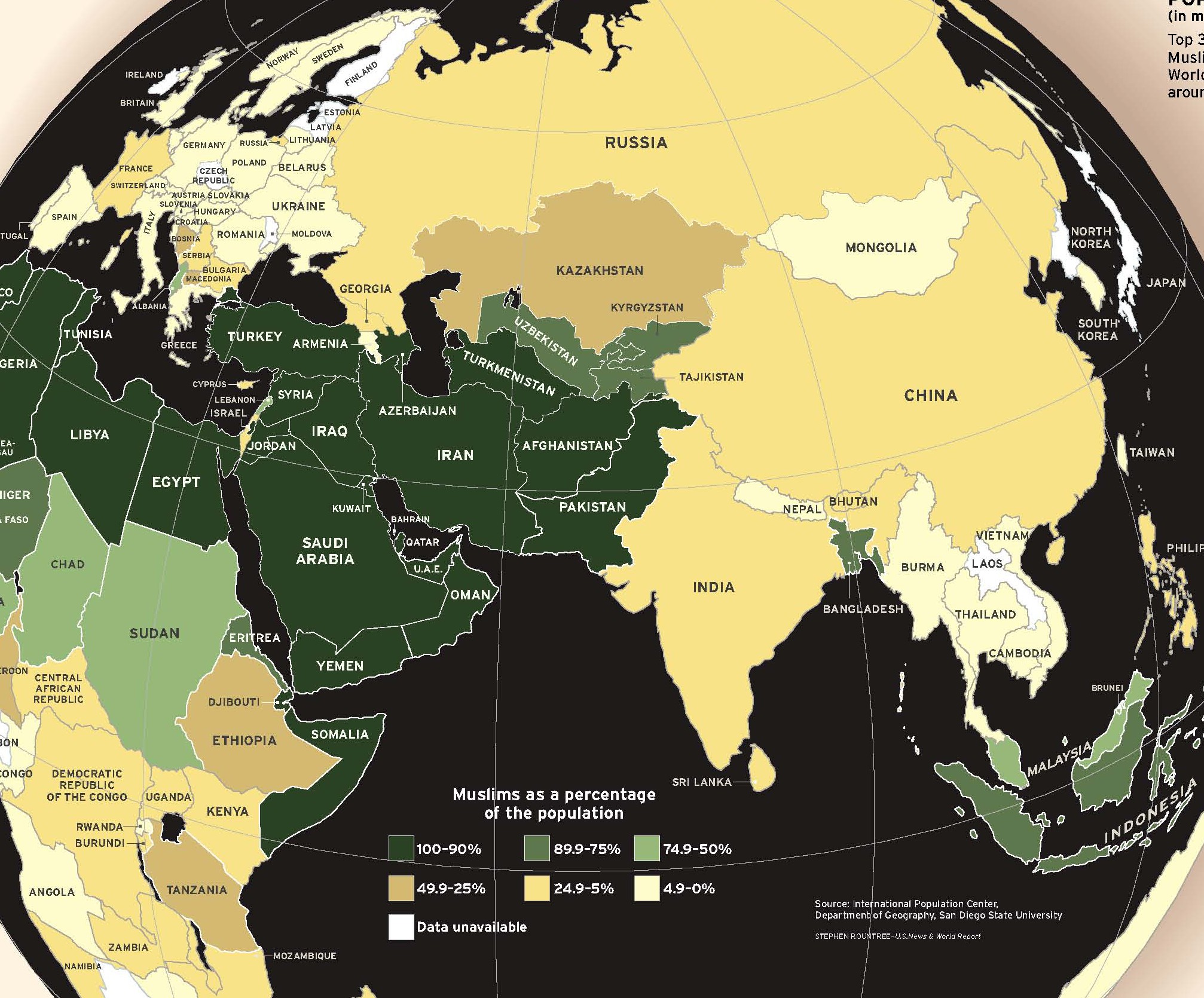 Сколько миров в исламе. Карта Ислама в мире. Карта распространения Ислама в мире. Мусульманский страны в мире. Самые большие мусульманские страны.