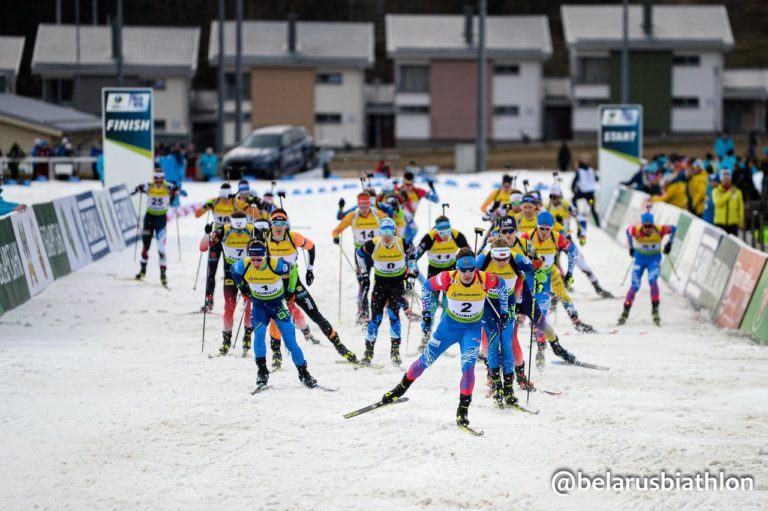 Эдуард Латыпов на чемпионате Европы по биатлону.
