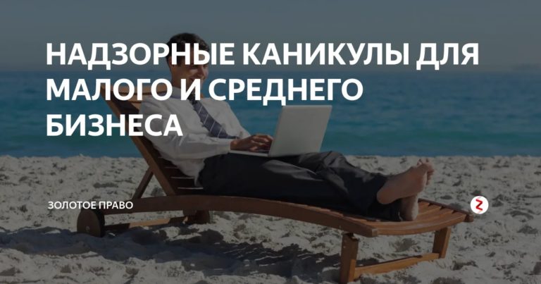 Малый и средний бизнес может быть освобожден от проверок до конца 2020 года