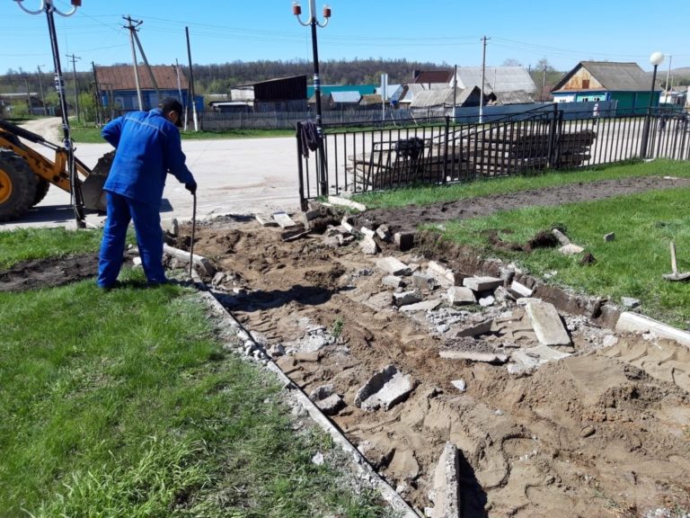 Реставрация памятника в с. Старое Ермаково