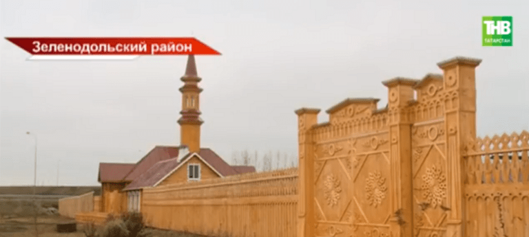 В Татарстане готовят к открытию первую в РФ мечеть без единого гвоздя (ВИДЕО)