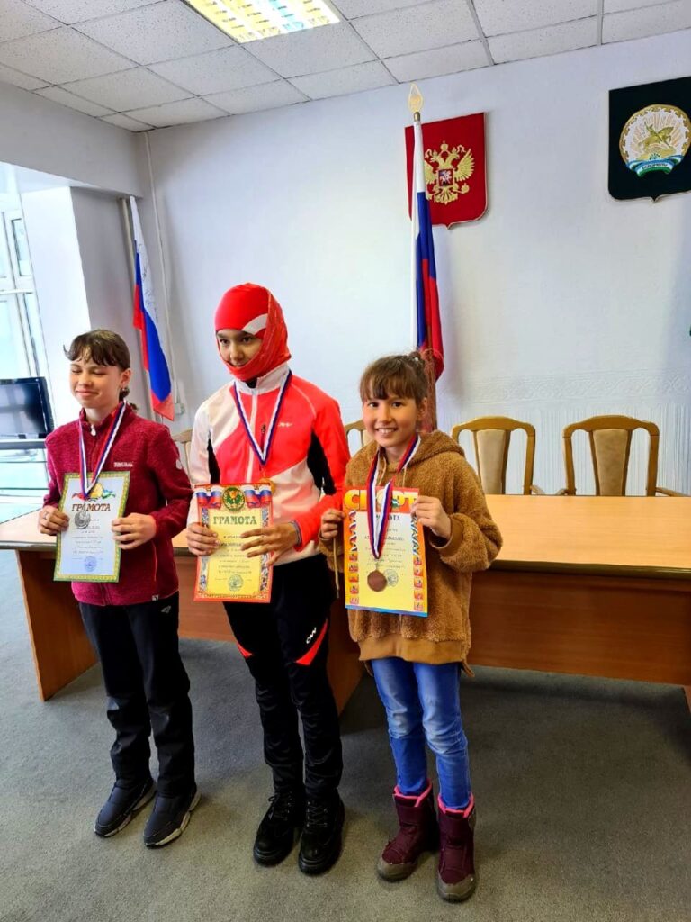 Юные Камышлинцы на открытом первенстве ГБУ СШОР по биатлону республики Башкортостан в городе Уфа.