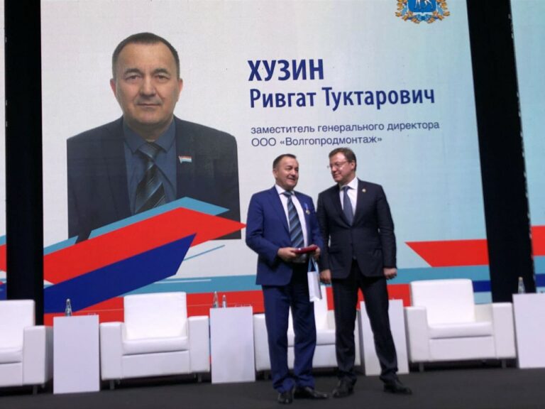 Ривгат Туктарович Хузин награжден Почетным знаком Губернатора Самарской области «За развитие профсоюзного движения в Самарской области»