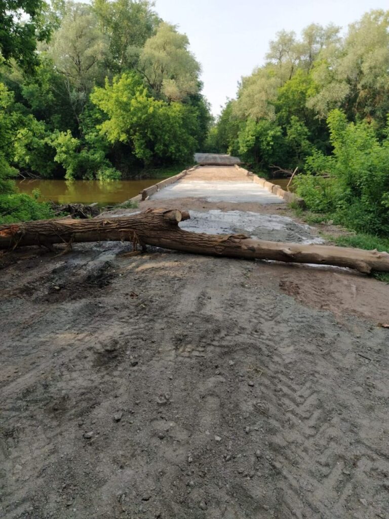 Ремонт дороги напрямки через Кинель