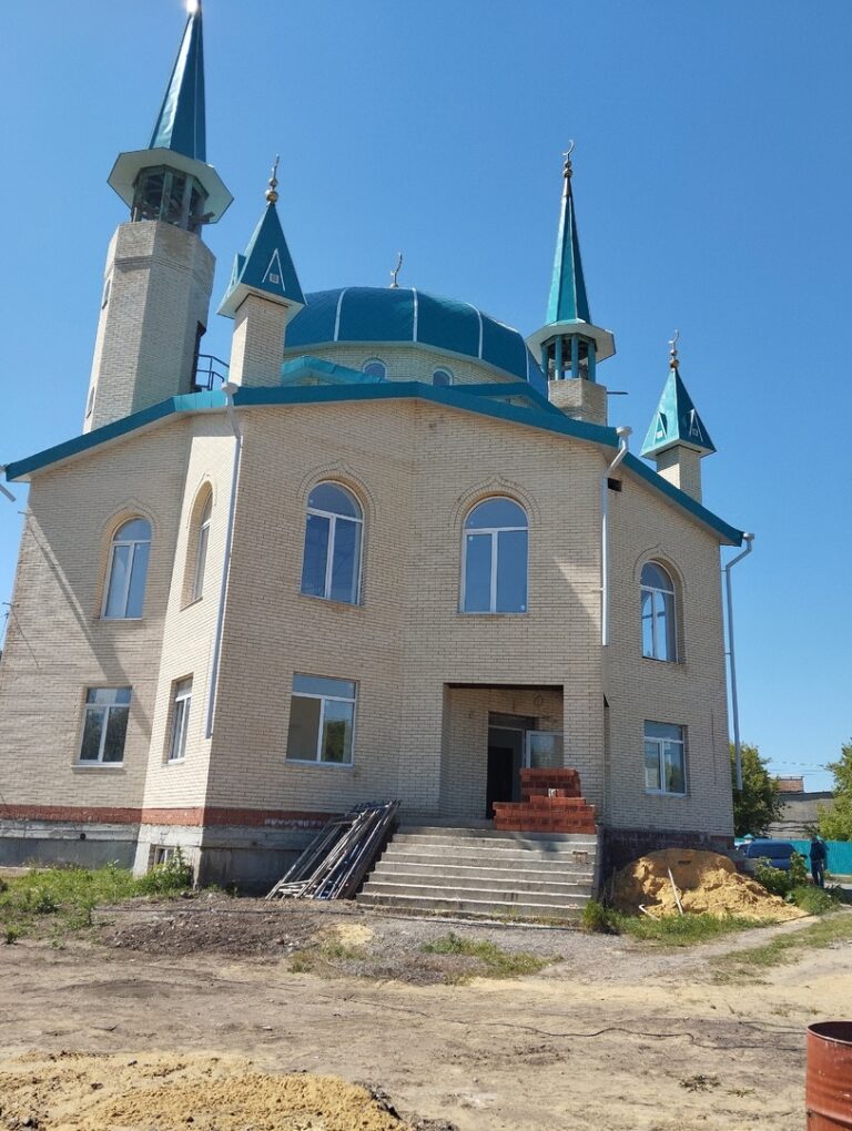 СТРОИТЕЛЬСТВО СЫЗРАНСКОЙ СОБОРНОЙ МЕЧЕТИ В РАЗГАРЕ